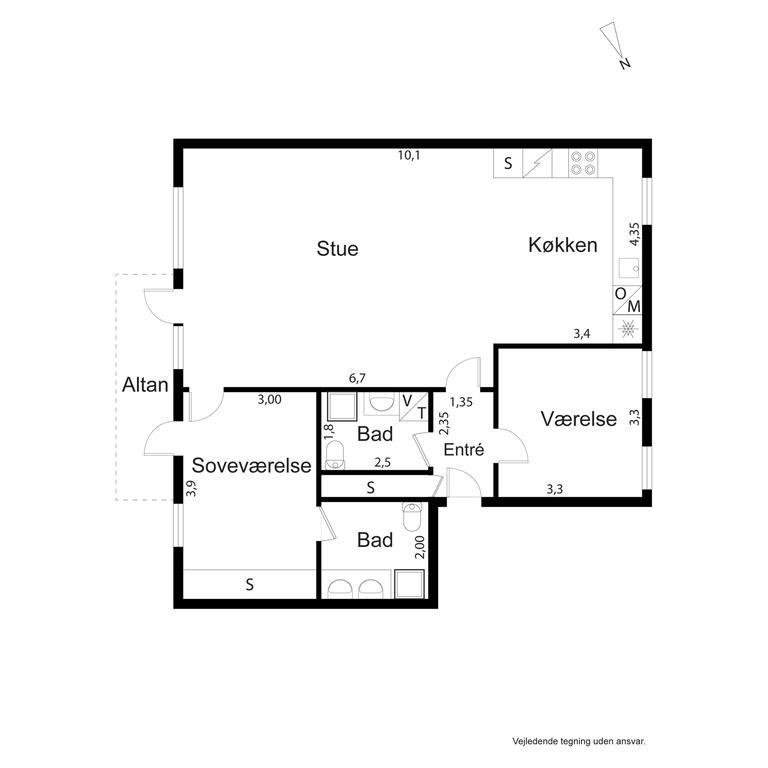 Cph Lux Apartm, 2 Full Bathrooms 2th Leilighet København